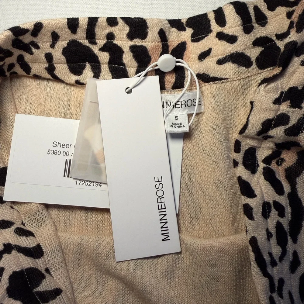 Minnie Rose Cheetah Print‎ Maxi Skirt